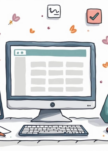 An organized desk setup featuring a calendar