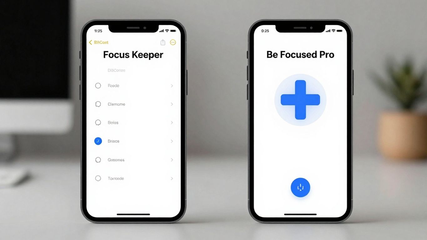 Focus Keeper vs Be Focused Pro app comparison