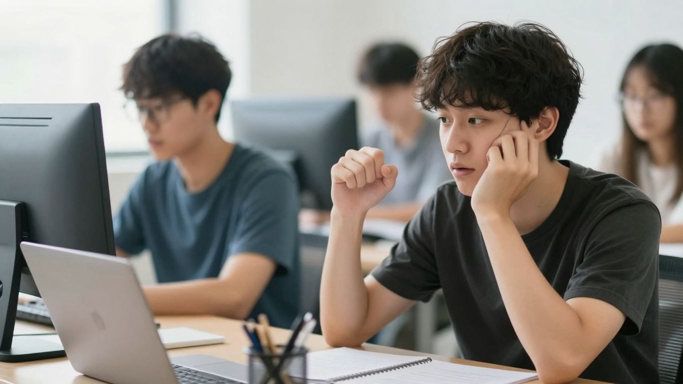 Person with ADHD overcoming procrastination, achieving productivity.