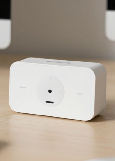 Minimalist focus timer on a clean desk.